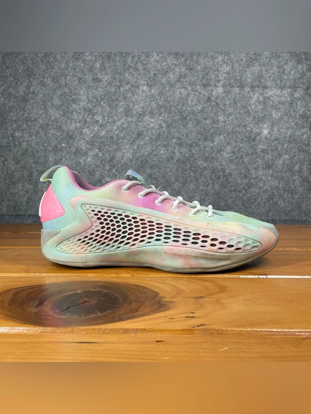 adidas AE 1 Low Mens Size 11 3SSB Anthony Edwards Pink Basketball Shoes JR3915